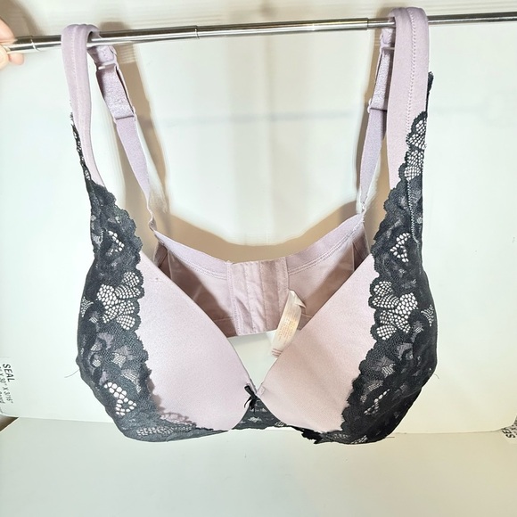 Cacique Lavender and Black Lightly Lined Full coverage - Picture 2 of 8